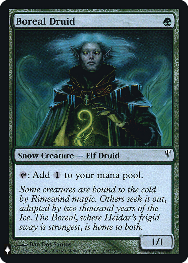 Boreal Druid (LIST-CSP-105) - The List Foil