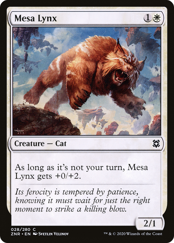 Mesa Lynx (ZNR-028) - Zendikar Rising