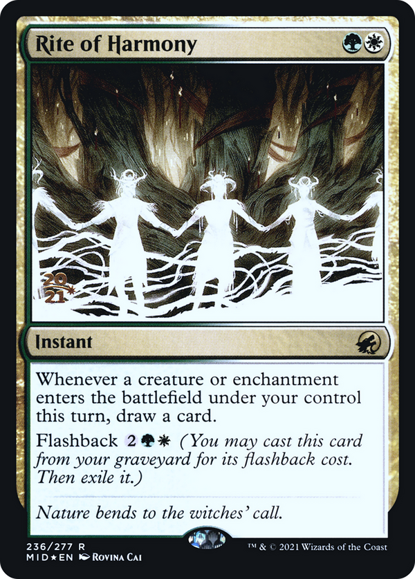 Rite of Harmony (PRE-236S) - Innistrad: Midnight Hunt Promos Foil