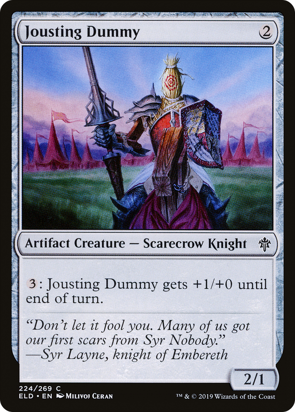 Jousting Dummy (ELD-224) - Throne of Eldraine