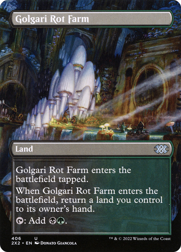 Golgari Rot Farm (Borderless) (2X2-406) - Double Masters 2022