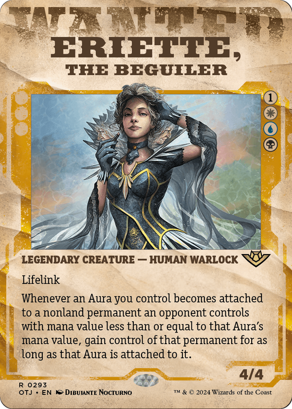 Eriette, the Beguiler (Showcase) (OTJ-293) - Outlaws of Thunder Junction: (Showcase) (Borderless) Foil