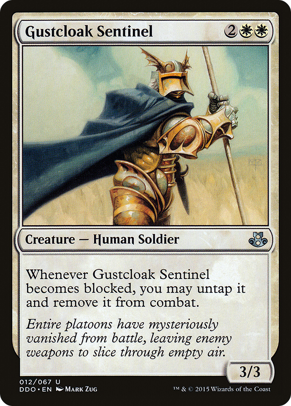 Gustcloak Sentinel (DDO-012) - Duel Decks: Elspeth vs. Kiora
