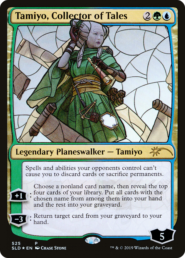 Tamiyo, Collector of Tales (Stained Glass) (SLD-525) - Secret Lair Drop Foil