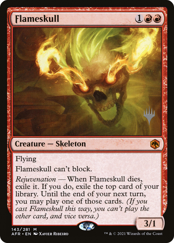 Flameskull (PPAFR-143) - Adventures in the Forgotten Realms Promos