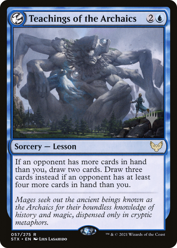 Teachings of the Archaics (PPSTX-057) - Strixhaven: School of Mages Promos: (lesson) Foil