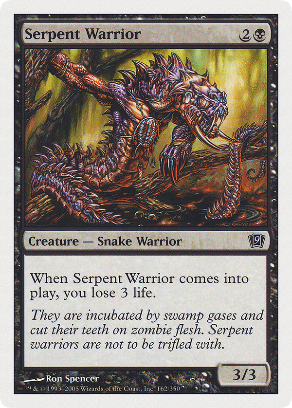 Serpent Warrior (9ED-) - 9th Edition