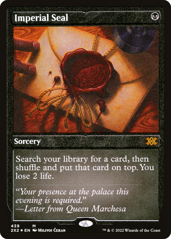 Imperial Seal (Foil Etched) (2X2-439) - Double Masters 2022 Foil
