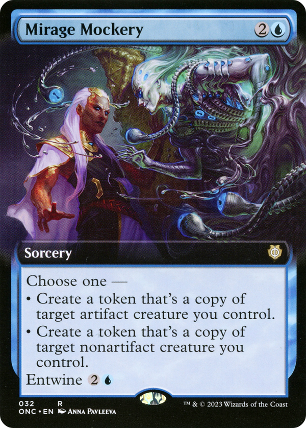 Mirage Mockery (Extended Art) (ONC-032) - Phyrexia: All Will Be One Commander: (Extended Art) Foil