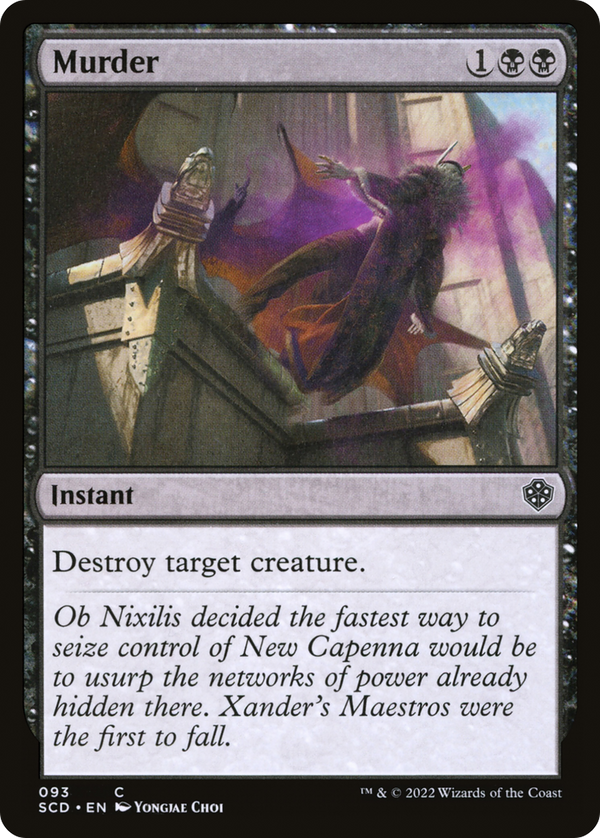 Murder (SCD-093) - Starter Commander Decks