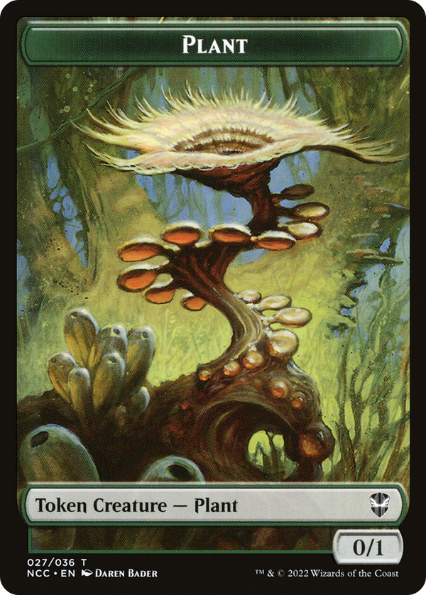 Plant (TNCC-027) - New Capenna Commander Tokens