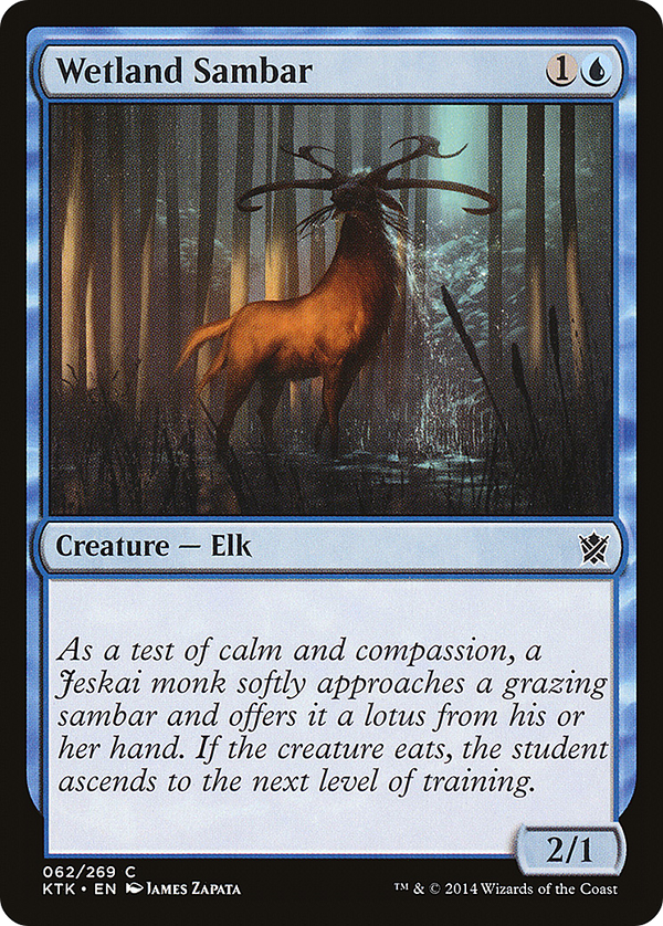 Wetland Sambar (KTK-062) - Khans of Tarkir Foil