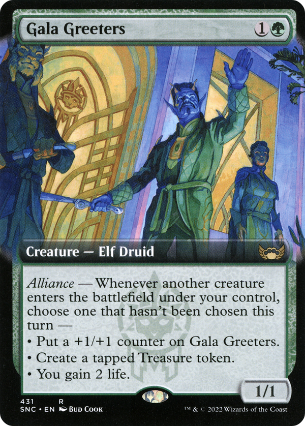 Gala Greeters (Extended Art) (SNC-431) - Streets of New Capenna: (Extended Art)