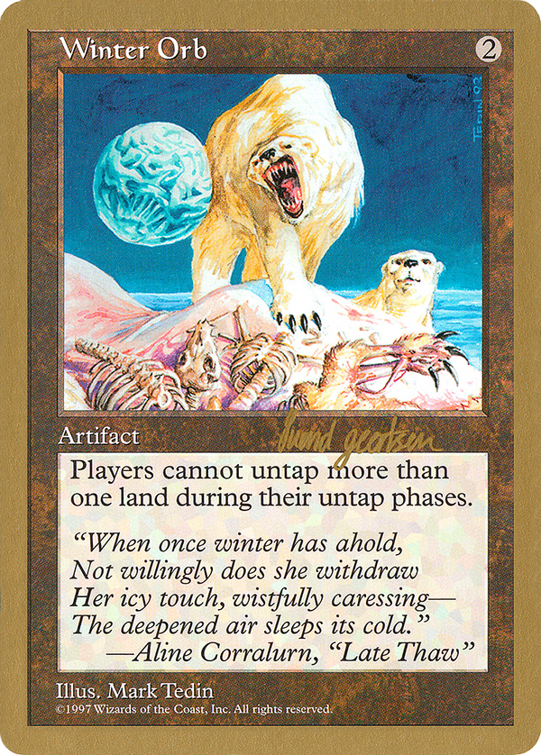 Winter Orb - 1997 Svend Geertsen (5ED) (WCD-) - World Championship Decks 1997