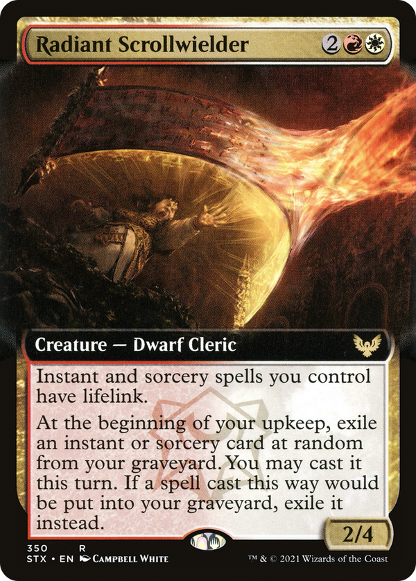 Radiant Scrollwielder (Extended Art) (STX-350) - Strixhaven: School of Mages: (Extended Art)