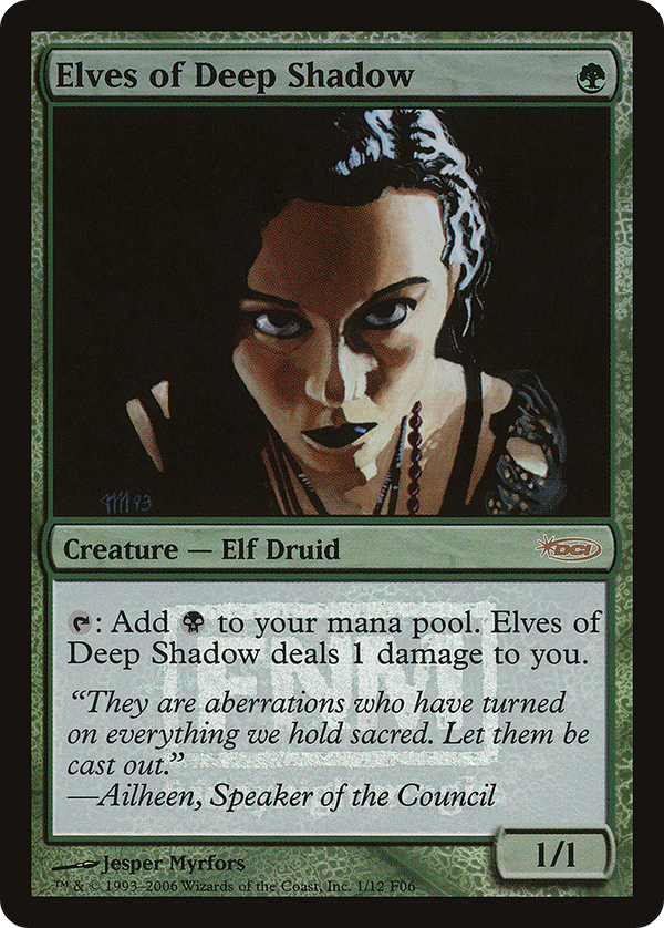 Elves of Deep Shadow (FNM-001) - Friday Night Magic 2006 Foil