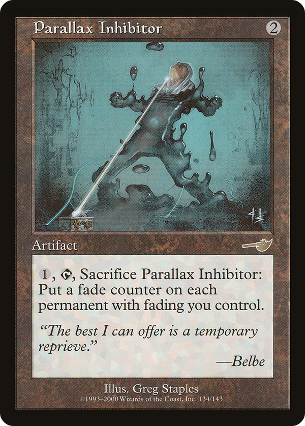 Parallax Inhibitor (NMS-134) - Nemesis Foil