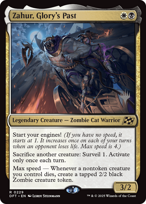 Zahur, Glory's Past (PPDFT-229) - Promo Pack: Aetherdrift Foil