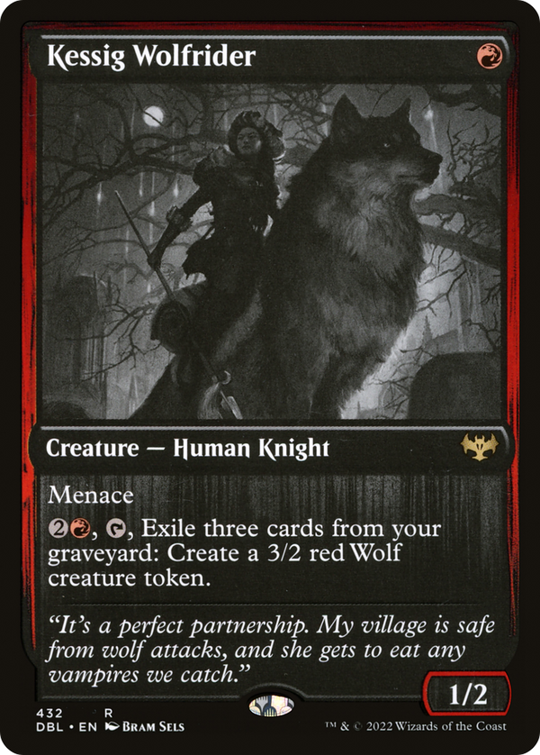 Kessig Wolfrider (DBL-432) - Innistrad: Double Feature