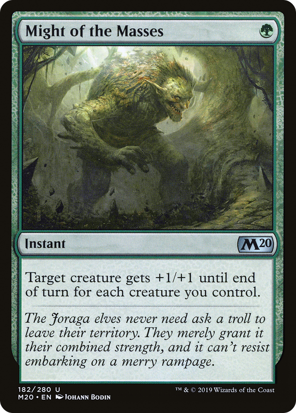 Might of the Masses (M20-182) - Core Set 2020