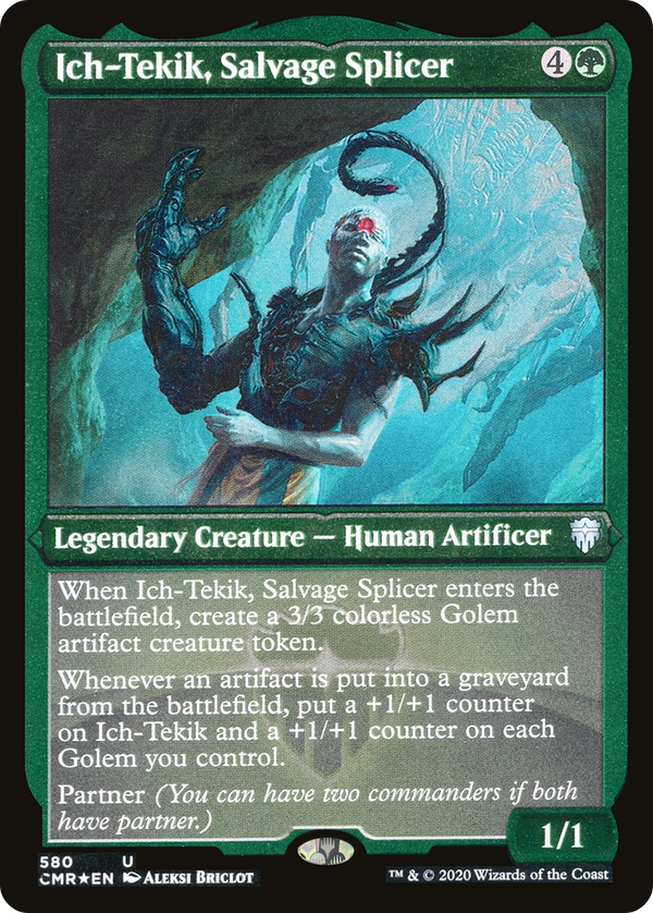 Ich-Tekik, Salvage Splicer (Foil Etched) (CMR-580) - Commander Legends Foil