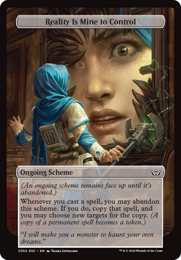 Reality Is Mine to Control (Full Art) (A:DSC-354) - Duskmourn: House of Horror Commander