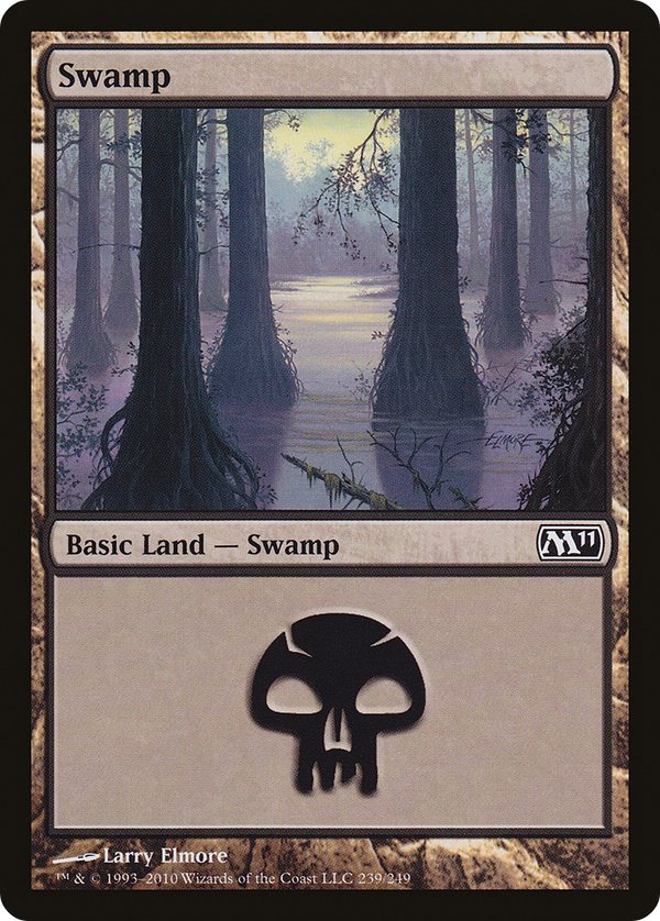 Swamp (239) (M11-239) - Magic 2011 Foil
