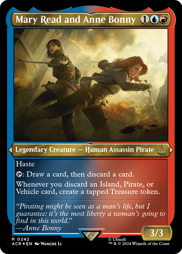 Mary Read and Anne Bonny (Foil Etched) (ACR-242) - Assassin's Creed Foil