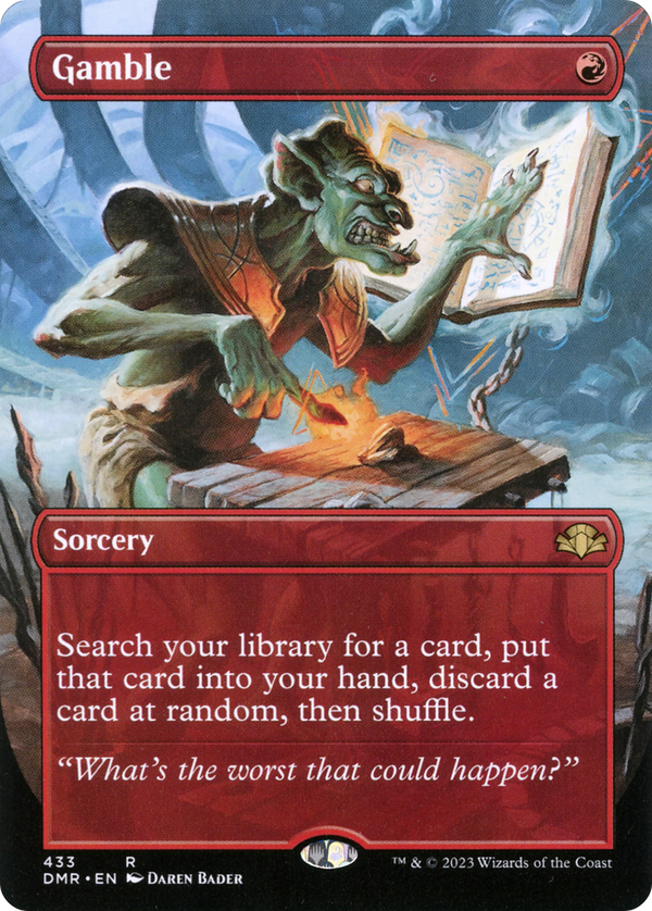 Gamble (Borderless) (DMR-433) - Dominaria Remastered