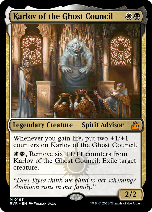 Karlov of the Ghost Council (RVR-193) - Ravnica Remastered