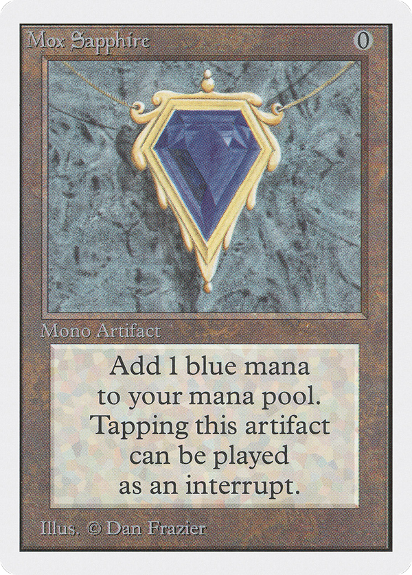 Mox Sapphire (2ED-) - Unlimited Edition