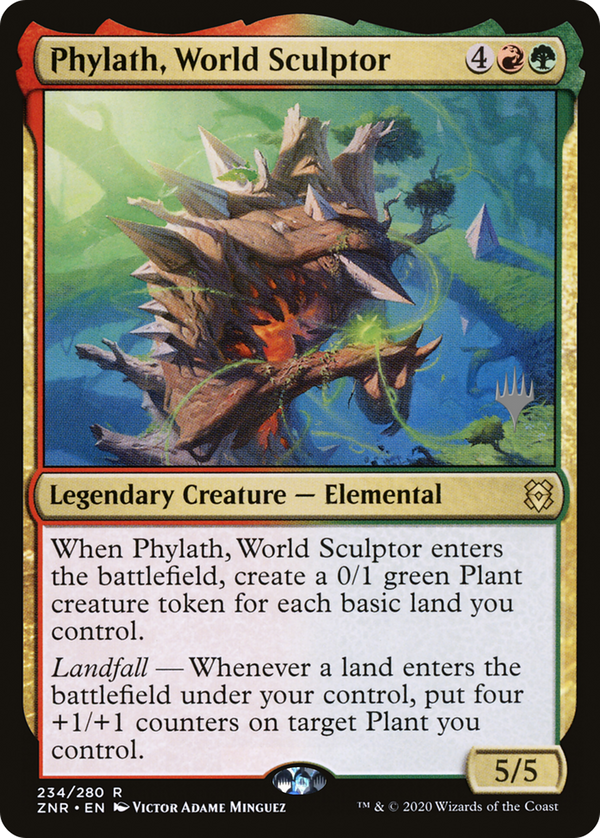 Phylath, World Sculptor (PPZNR-234) - Zendikar Rising Promos
