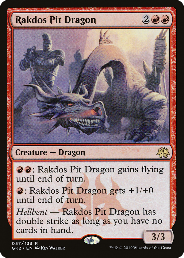 Rakdos Pit Dragon (GK2-057) - RNA Guild Kit