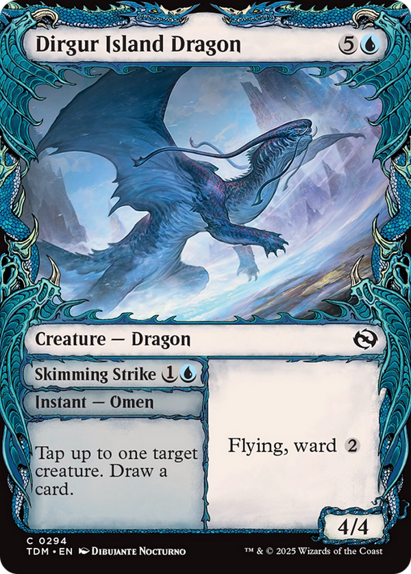 Dirgur Island Dragon (Showcase) (TDM-294) - Tarkir: Dragonstorm: (Showcase)
