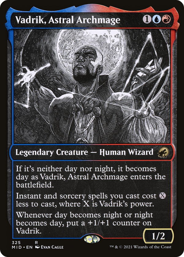 Vadrik, Astral Archmage (Showcase) (MID-325) - Innistrad: Midnight Hunt: (Showcase) Foil