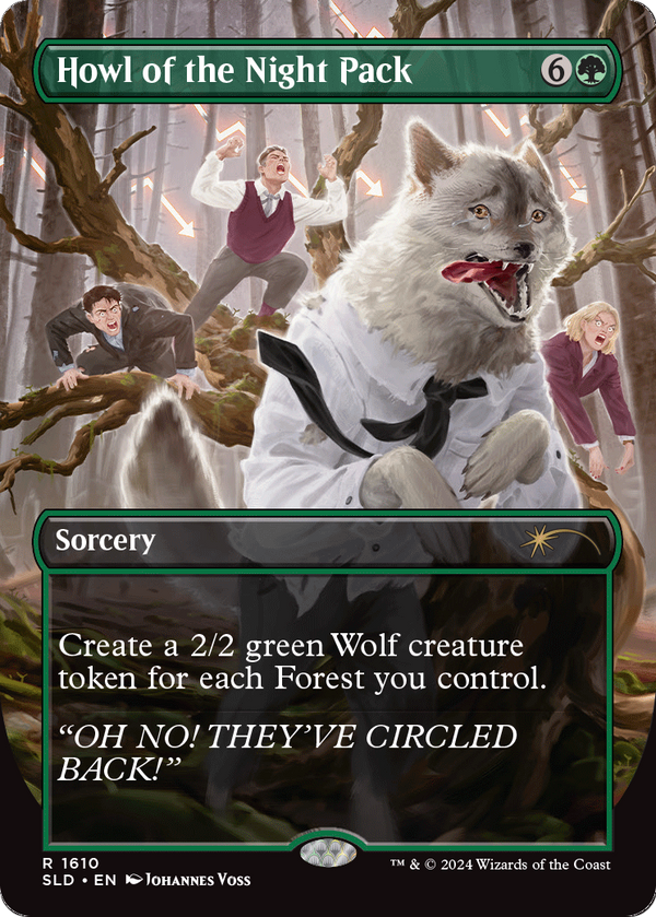 Howl of the Night Pack (SLD-1610) - Secret Lair Drop (Borderless)