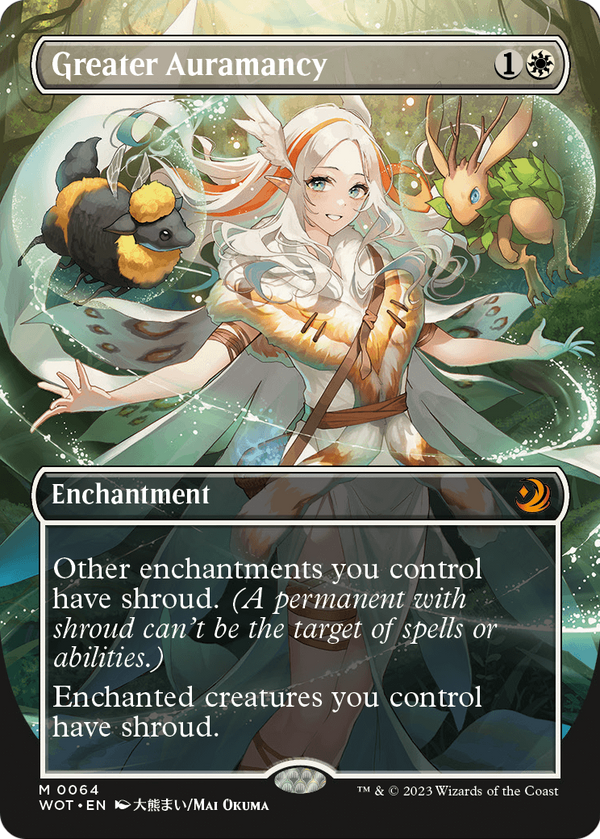 Greater Auramancy (Anime Borderless) (WOT-064) - Wilds of Eldraine: Enchanting Tales Foil