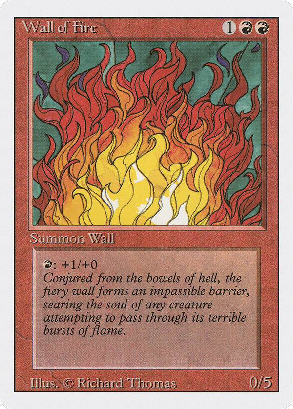 Wall of Fire (3ED-) - Revised Edition