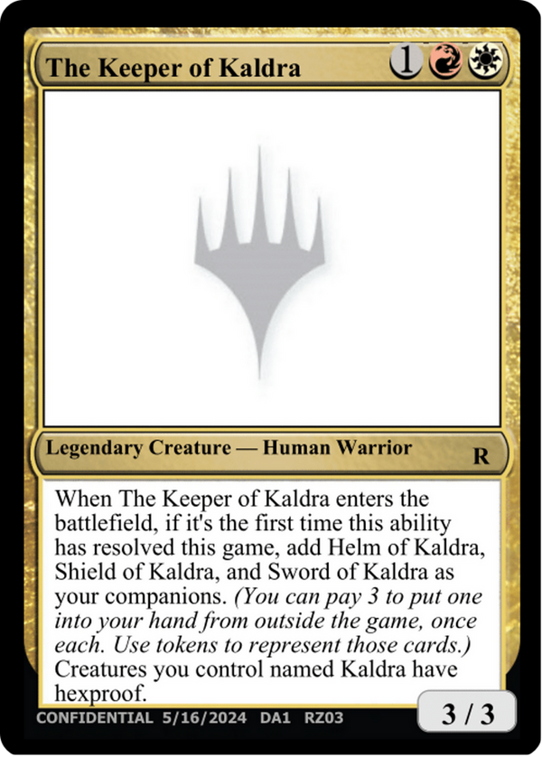 The Keeper of Kaldra (UNK-RZ03C) - Unknown Event