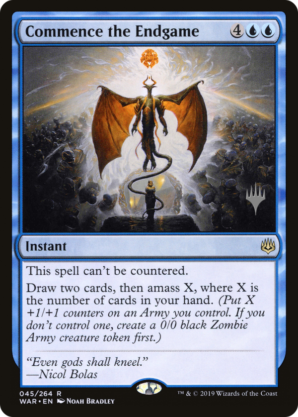 Commence the Endgame (PPELD-045) - War of the Spark Promos Foil