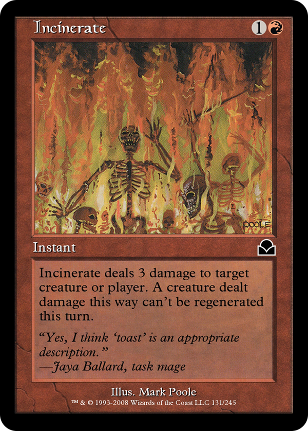 Incinerate (ME2-131) - Masters Edition II Foil