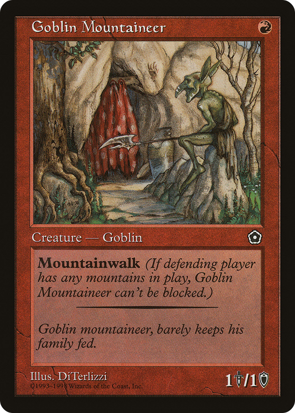 Goblin Mountaineer (P02-) - Portal Second Age