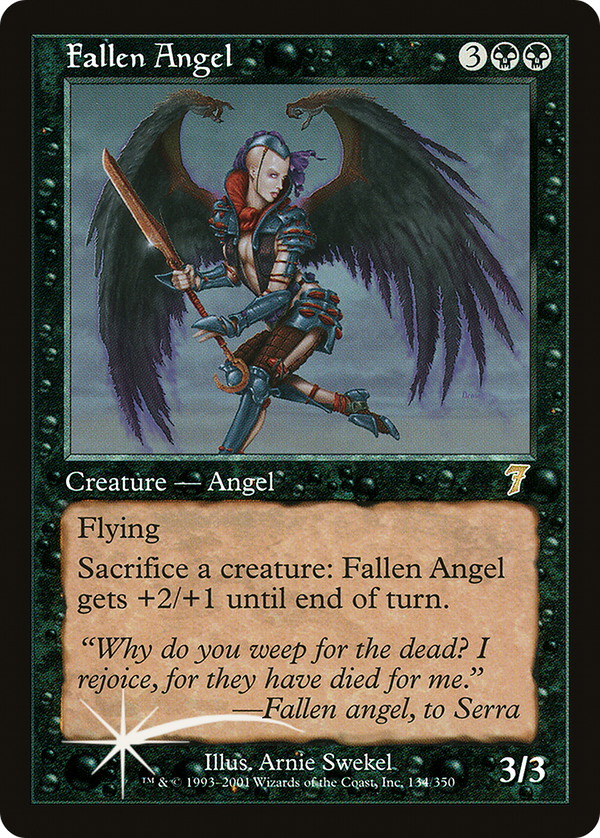 Fallen Angel (7ED-134★) - 7th Edition Foil