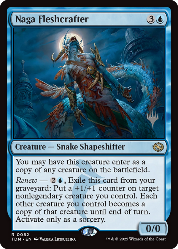 Naga Fleshcrafter (PPTDM-052) - Promo Pack: Tarkir: Dragonstorm