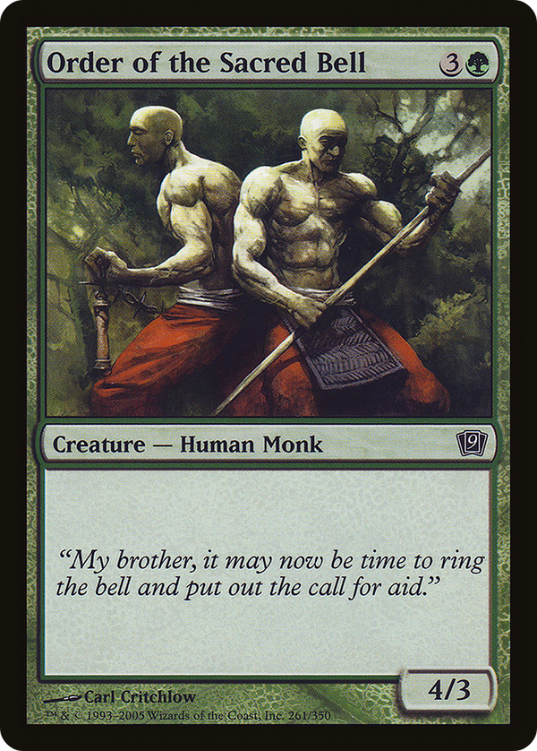 Order of the Sacred Bell (9ED-261) - 9th Edition Foil