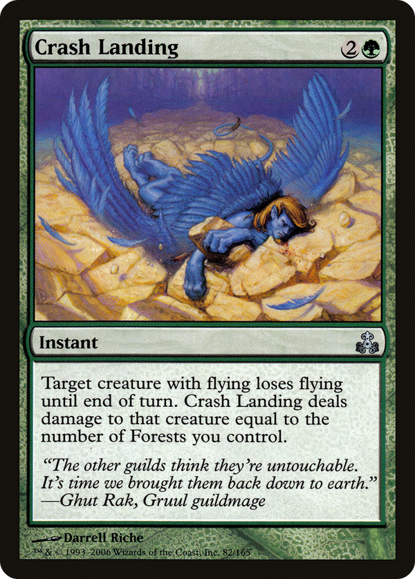 Crash Landing (GPT-082) - Guildpact Foil