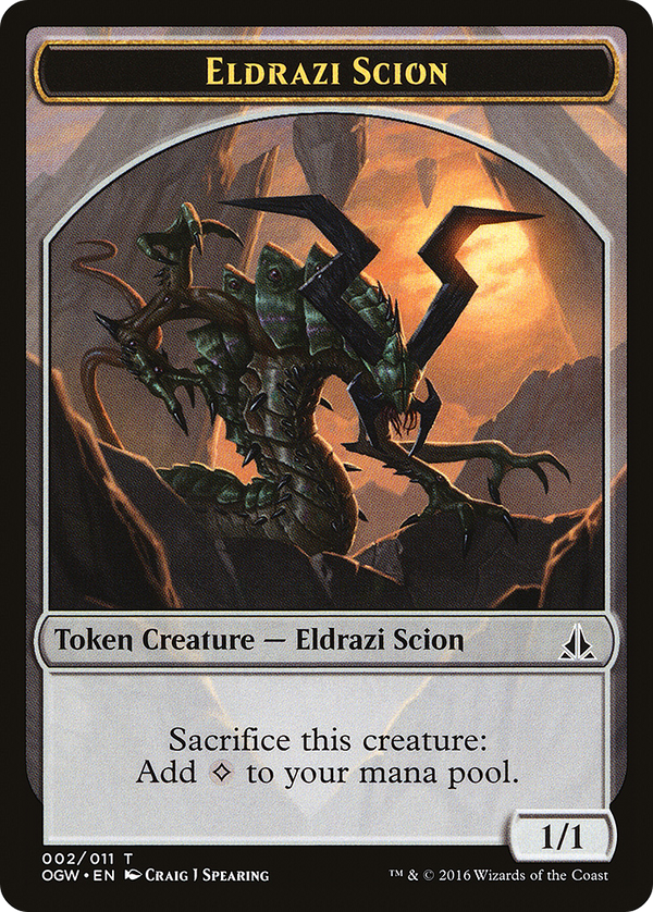 Eldrazi Scion Token (002) (OGW-002) - Oath of the Gatewatch Tokens