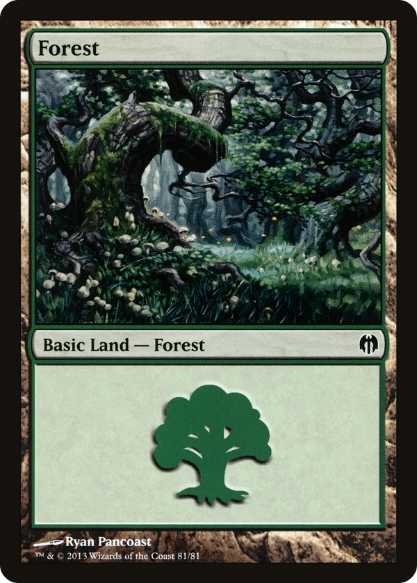 Forest (81) (DDL-081) - Duel Decks: Heroes vs. Monsters