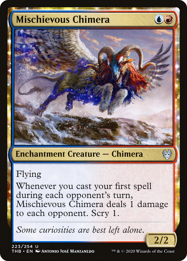 Mischievous Chimera (THB-223) - Theros Beyond Death: (enchantment)