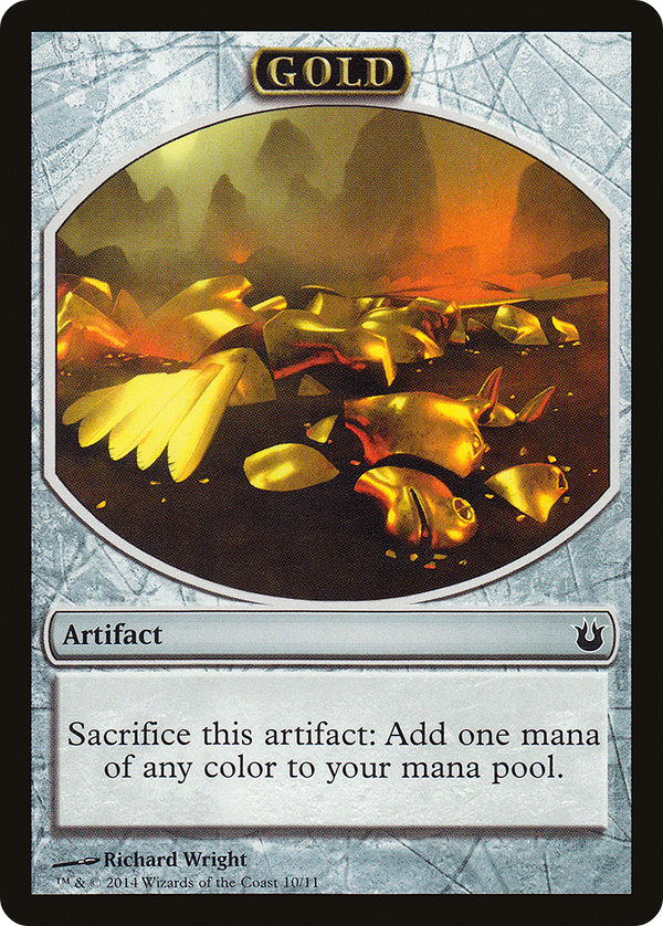 Gold Token (BNG-010) - Born of the Gods Tokens